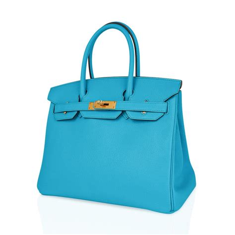 hermes chevre blue aztec|Hermes Birkin 30 Bag Bleu Aztec Chevre Gold Hardware Very .